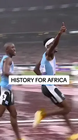 THE FIRST AFRICAN NATION TO WIN 4x400m 🥇  BOTSWANA 🤝 HISTORY  #WorldAthleticsChamps #botswana #athlete #relay 