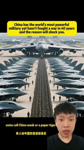 China has the world's most powerful military yet hasn't fought a war in 40 years and the reason will shock you.#china #military #peace #war #和平 