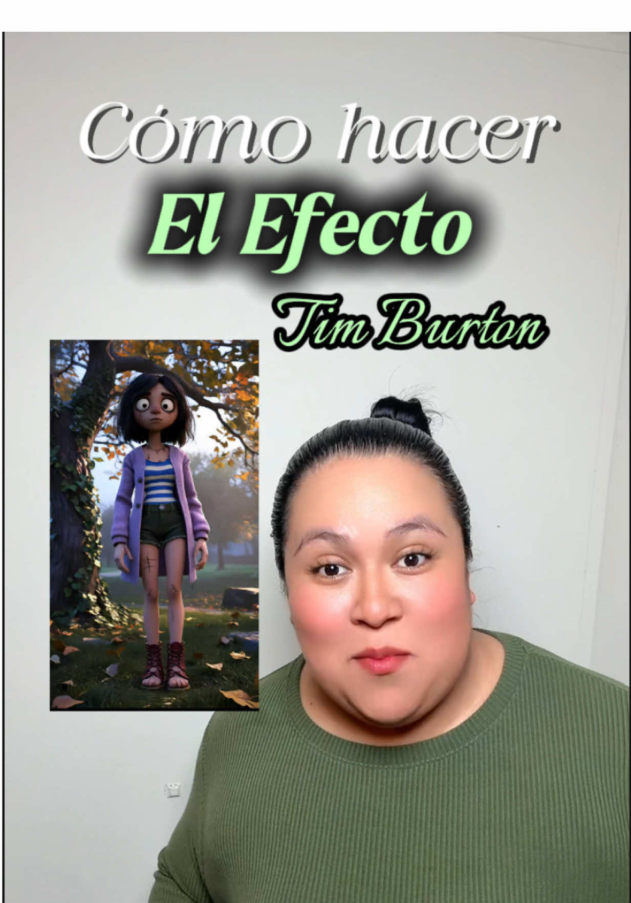 Tutoríal, como hacer el efecto Tim Burton #efecto #tim #burton #tendencia #💕Roxy💕 