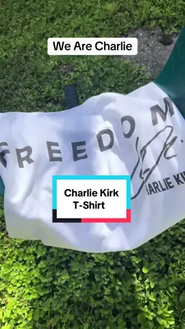 Keep Charlie’s message alive. This shirt is more than fabric—it’s a statement of faith and the principles he championed #HonorCharlieKirk #charlie #wearecharlie #freedom 