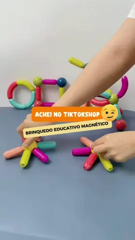 Achei na Shopee. Brinquedo Educativo Magnético  #brinquedo #brinquedoeducativo #fy #tiktokshop #brinquedomagnetico 
