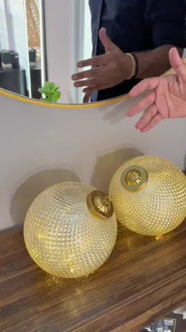 Esferas iluminadas para decorar #diamons #esferasnavideñas  #tiktokshoprestock #tiktokshopcreatorpicks   
