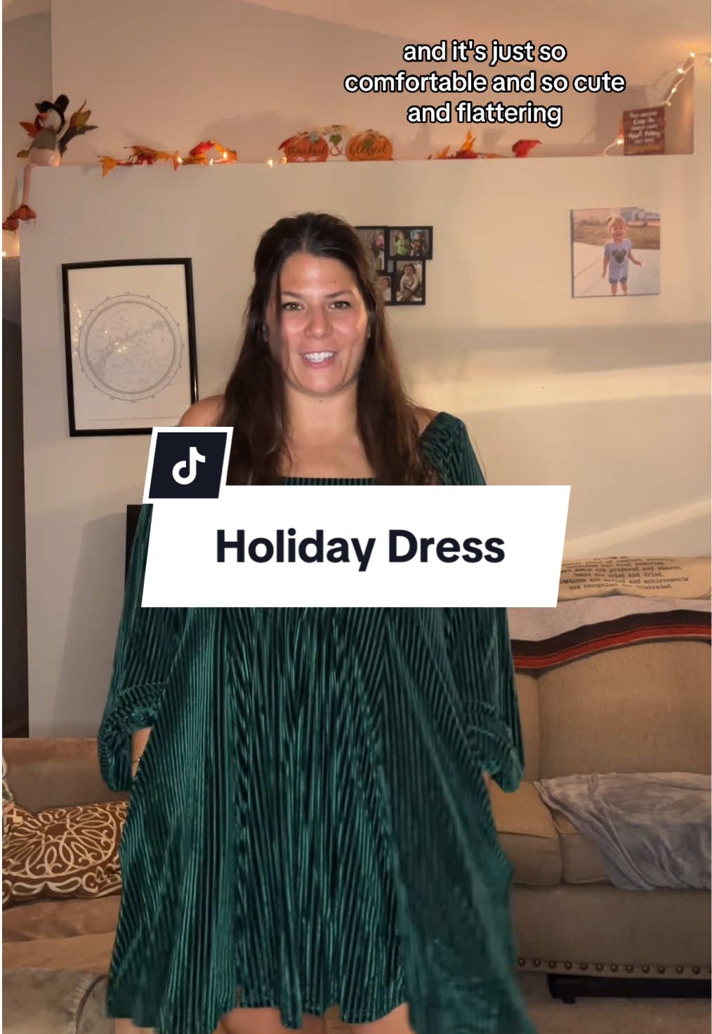 It feels good to feel pretty 💕 #dress #holidaydress #christmasdress #christmas 