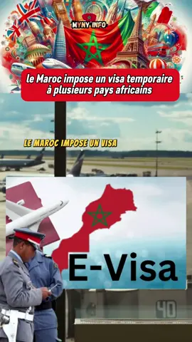le Maroc impose un visa temporaire  à plusieurs pays africains