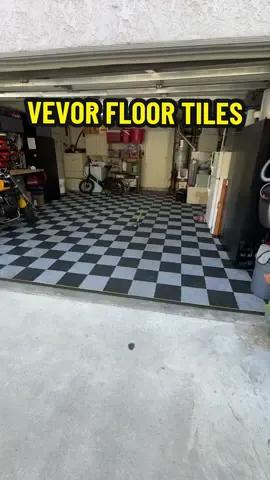 Keep your garage clean and functional with VEVOR interlocking floor tiles—non-slip, heavy-duty, and easy to wash down after any project. #GarageBuild #HomeWorkshop #tiktokshoprestock #GarageTiles #FloorUpgrade