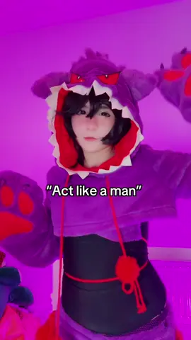 lol this is peak male performance wdym?  #cosplay #femboy #gengarcosplay 