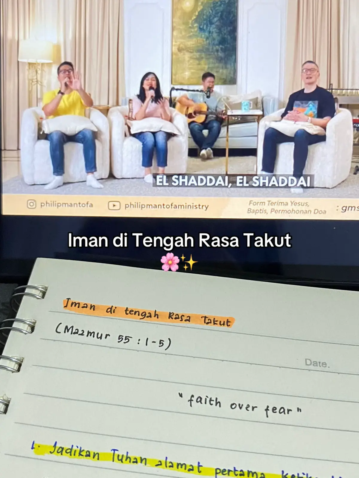 faith over fear 🤍 #saatteduh 