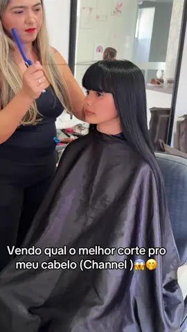 Vendo qual o melhor corte pro meu cabelo