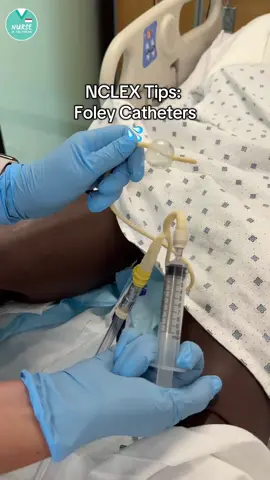 💛 NCLEX tips for Foley Catheters #urinarycatheter #nursingcare #cautiprevention #nurseinthemaking #clinicalsbound #studentnurse #CAUTI