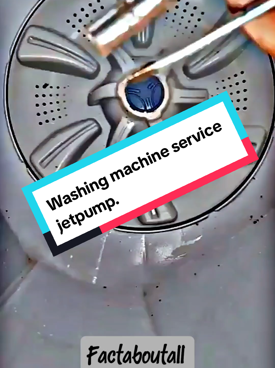 Washing machine service jetpump. #factaboutall #interestingfacts #washingmachine #cleaning #jetpump 