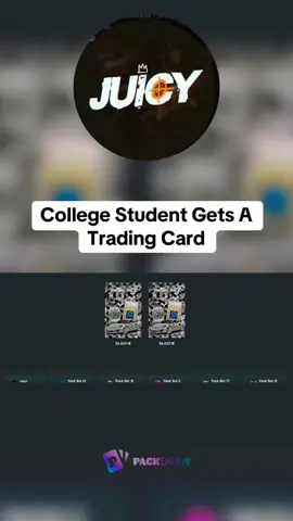 College Student Gets A Trading Card