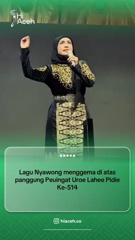 Tembang ini di masa konflik Aceh dulu dilarang beredar, karena dianggap ancaman perlawanan.  Kini di usia 20 tahun damai Aceh, vokalis Cut Aja Riska menyanyikan dengan penuh energik lagu Nyawong di hadapan ribuan masyarakat Pidie. Lagu ini menjadi peingat kelamnya Aceh masa lalu dan menjadi refleksi untuk bangkit ke arah yang lebih baik. Sumber video :  @Peuingat Lahee Pidie 514 #pidie #peuingatlaheepidie514 