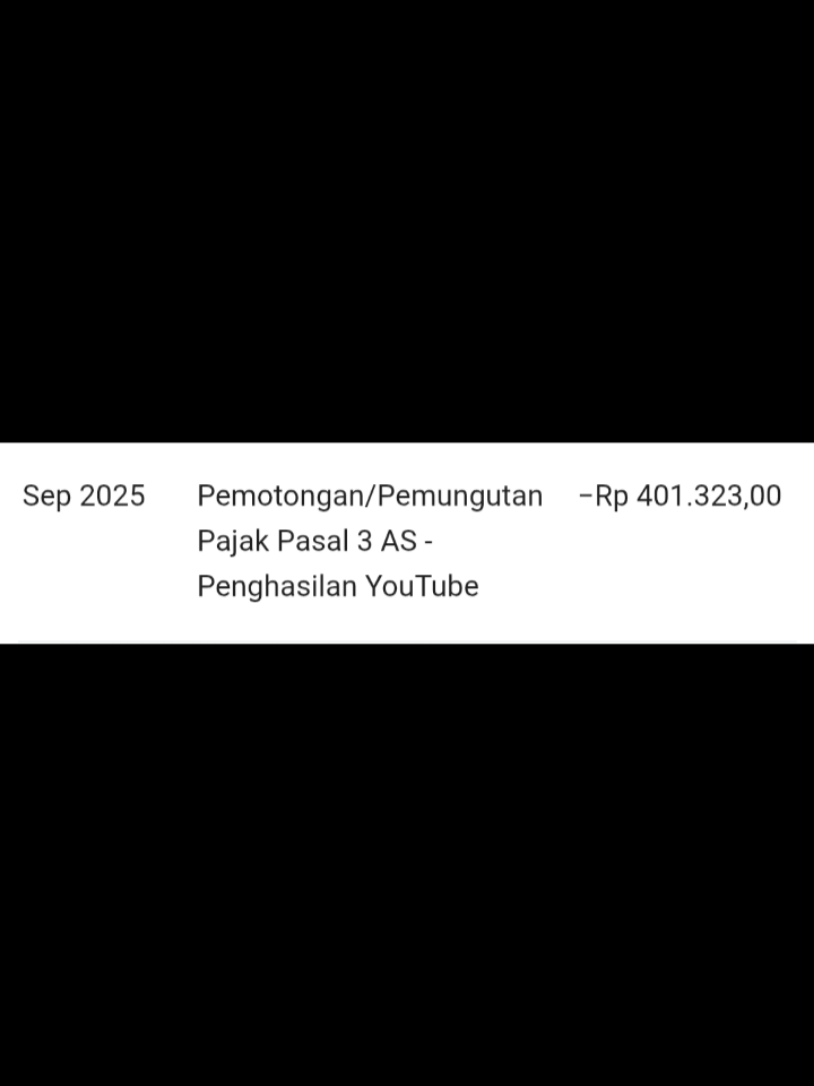 Ngeri-ngeri sedap potongan pajak nya. Ini baru penghasilan 2 digit, apalagi 3 digit ya🤦‍♀ #fyp #fyppppppppppppppppppppppp #tiktok #trending #viral 