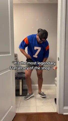 It’s the most legendary frat jersey of the shop! #alexmoran #footballszn #jersey #tiktokshoprestock 