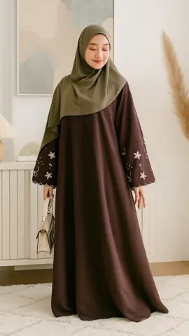 NADHIFA GAMIS ABAYA TURKEY BASIC KOMBINASI BORDIR COQUETTE ATASAN WANITA WOLFIS PREMIUM (DBY)#murah #fyp 