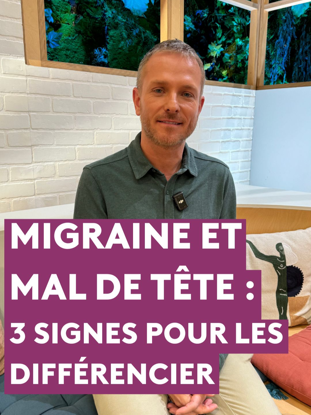 Comment faire la différence entre un simple mal de tête et une migraine ? Le Dr Jérôme Mawet, neurologue, vous répond ! 💡 #migraine #maldetete #santé