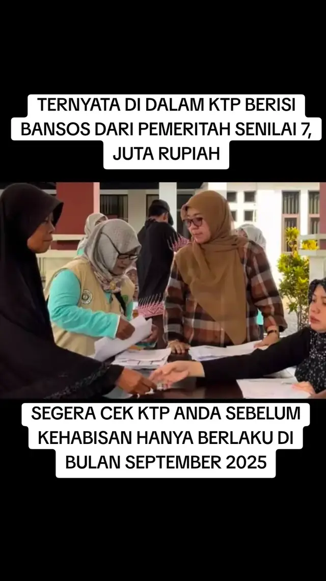 Ayo buruan daftar sekarang... Sebagai bentuk perhatian Presiden untuk menjaga daya beli masyarakat, bansos tambahan bagi penerima Kartu Sembako/BPNT mulai disalurkan di tahun 2025 .  .  .  .  #daftar #sekarang #bansos # #bansosterkini #bansostunai  