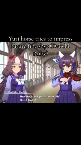 Anti Yuri Fans r gonna be in tears #umamusume #yamaninzephyr #daitakuhelios #fyp #daiichiruby 