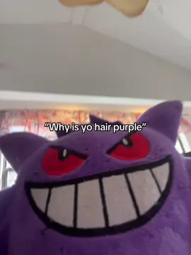 My boy Gengar🙏 #gengar #purplehair #fyp #pokemon #fypviral 