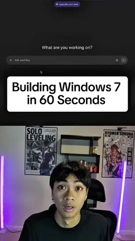 Building windows 7 #ai #nocode