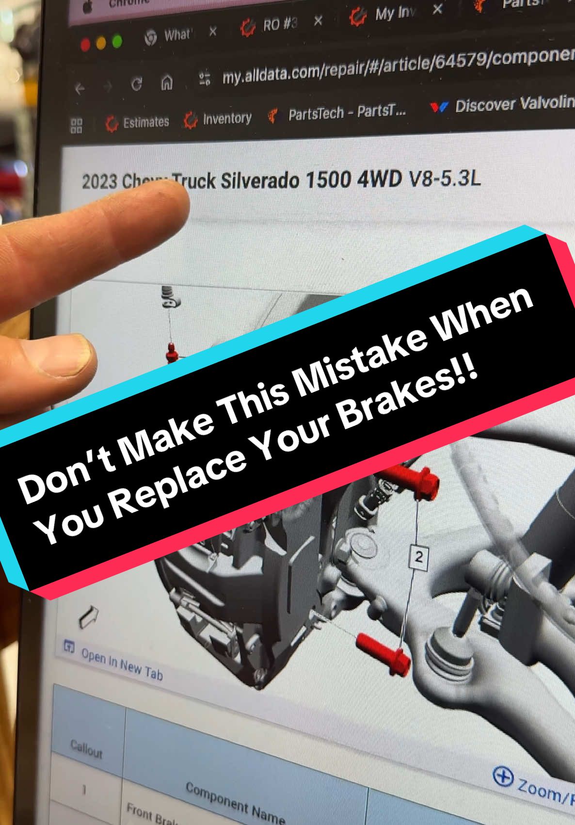 Wait until you see what this can cause! #mechanic #automotive #DIY #chevy #foryou #fyp #viral #cartok #brakes #nissan