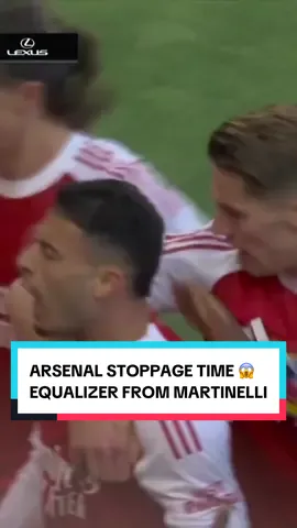 Martinelli’s BRILLIANT finish in stoppage time sees Arsenal draw vs Manchester City! 🤯 #PremierLeague
