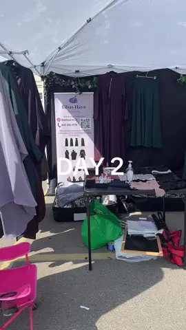 We’re back for day 2!  At ISNA Canada in Mississauga. #abaya #canada #jilbab #khimar #skirt 