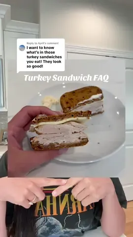 Replying to @April FAQ about my Turkey sandwich 😂 