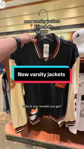New varsity jackets have hit Disney! Which one are you getting? #disney #distok #disneyland #disneymerch @Disney Style 