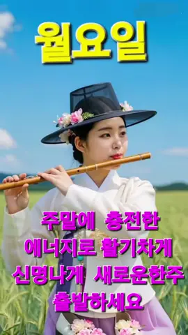 주말에 충전된에너지로 활기차게 새로운한주 시작하세요 💞💞💞