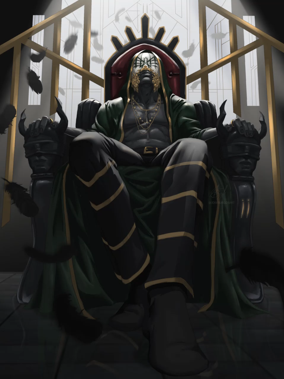 I decided to upload this early, next week I will return to my character mashup #timelapse videos. I present my #digitaldrawing of #Vessel from #SleepToken done on #clipstudiopaint#art #illustrations #conceptart #digitalart #noai #conceptartist #sleeptokenworship #sleeptokenband #ii #eveninarcadia #takemebacktoeden #rockmusic #instagram #Theoffering Follow me on IG (JoseBurgosArt) for more of my art and to see the full image. Full timelapse will be on youtube tonight same name. This should not have to be said but listen to Slee Token, they are amazing!