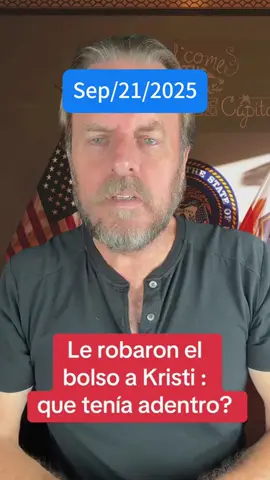 Parece que le robaron el bolso a Christie, Nom y adentro, tenía un montón de objetos personales, entre ellos, una medicina. Yo quiero conocer más detalles. #kristinoem #Bolso #Medicina #Documentos #Robo#storytime #pyf #foryou #news #fyp #fypシ #story #tiktok