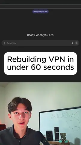 rebuilding vpn in just 60 seconds #nocode #vibecoding #coding #ai 
