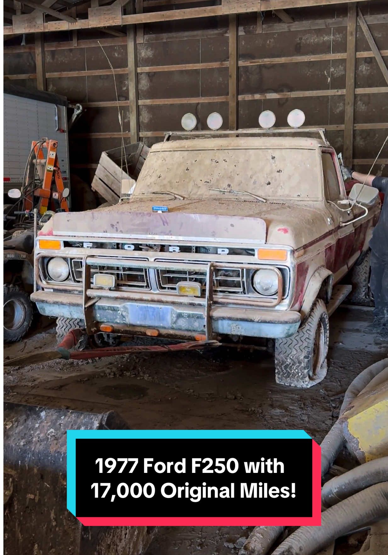 1977 Ford F250 with 17,000 Original Miles Found ABANDONED! #wddetailing #detailing #fyp #satisfying #pressurewashing 