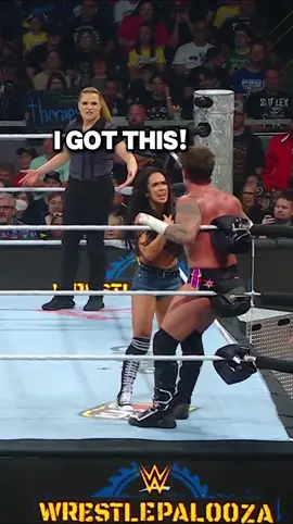 get yourself someone who will start swinging with you at any moment 👊💥 #WWE #AJLee #CMPunk #SethRollins #BeckyLynch 
