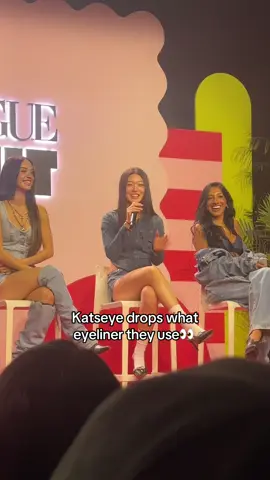 Katseye at 2025 Teen Vogue Summit drops which eyeliner they use👀 #katseye #eyekons #teenvoguesummit #dreamacademy #Eyeliner