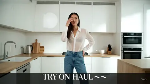4K Transparent Outfit Try-On Haul 👗 | Clean Aesthetic Vlog ✨
