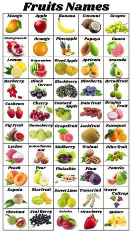 Fruits and Vegetables Frutas y Verduras Fruits et Légumes #learn_english #LearnOnTikTok #اللغة_الانجليزية_للمبتدئين #تعلم_اللغة_الإنجليزية #english 