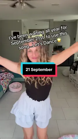 Finally, September 21 is here and I can dance it out a little… As a Gen X with white girl moves, I’ve been waiting for this song to move my body🌟 #september #september21 #september21st 