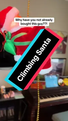 The climbing Santa is selling out already! #santa #christmasdecor #climbingsanta #christmas #christmasmusthave 