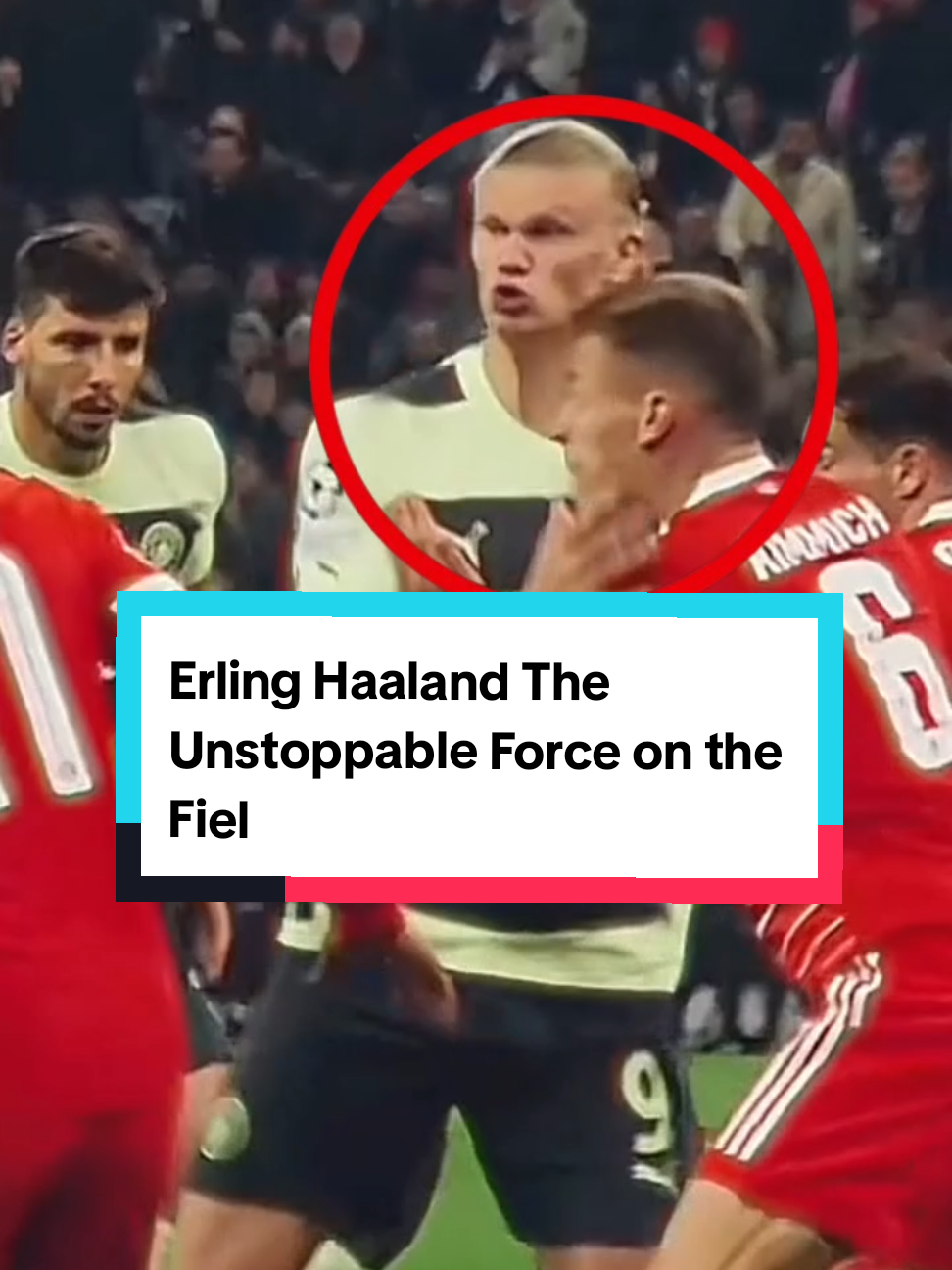 Erling Haaland, The Unstoppable Force on the Field. #erlinghaaland #haaland #kimich #vandijk #sympax 
