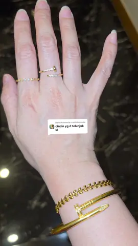 Membalas @santhimarsela  Kalau ga beli, ga punya keterlaluan! Bayar sekali dapat 2 barang sekaligus, OMG! #oneset #cincin #promo #tiktok #accessories 