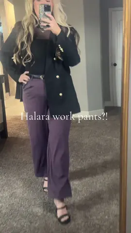 Feels like comfy sweatpants!! @Halara_official #halara #workpants #halaraworkpants #workclothes 