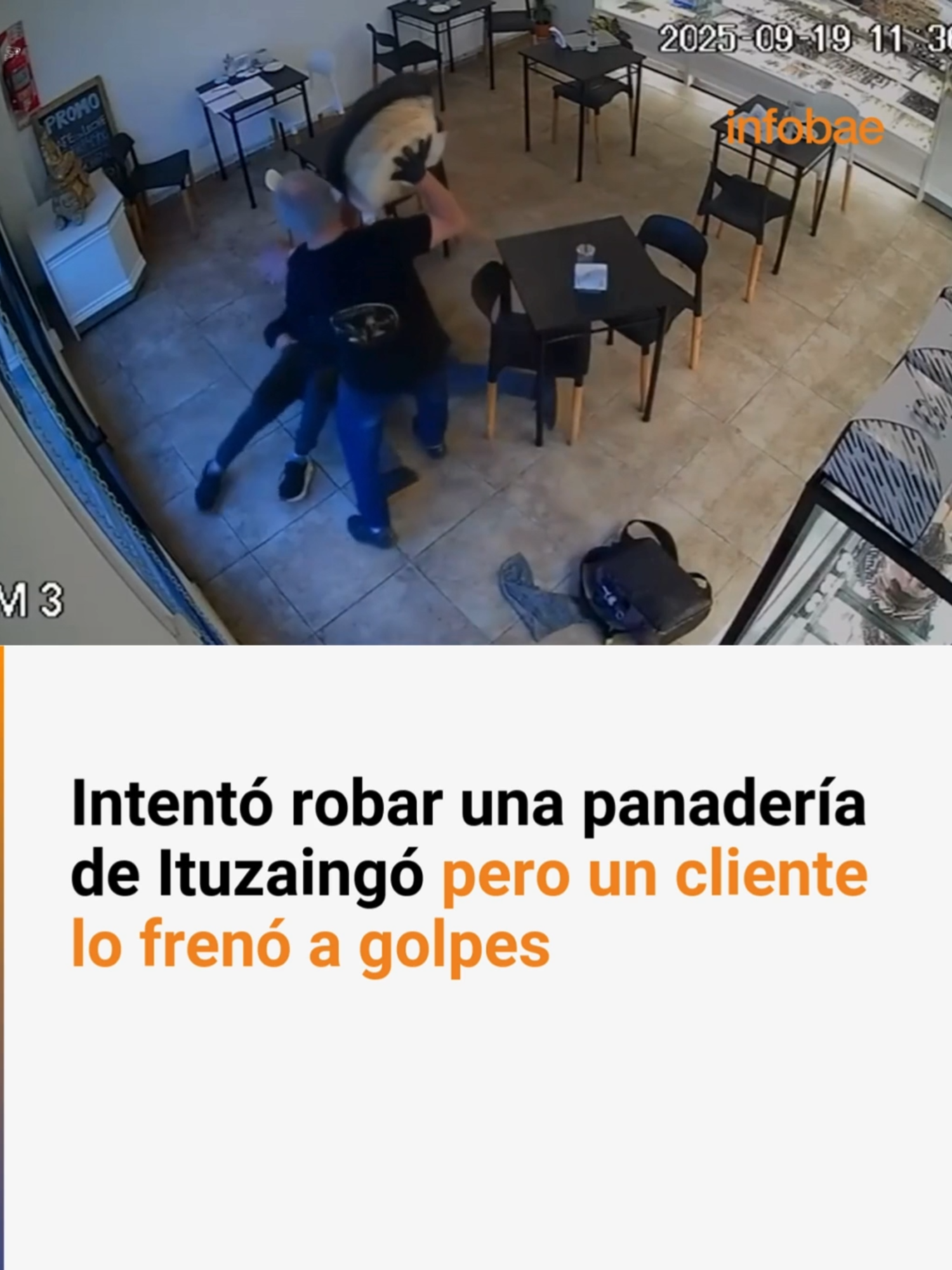 Intentó robar una panadería de Ituzaingó pero un cliente lo frenó a golpes #panadería#robo#Ituzaingó #Infobae