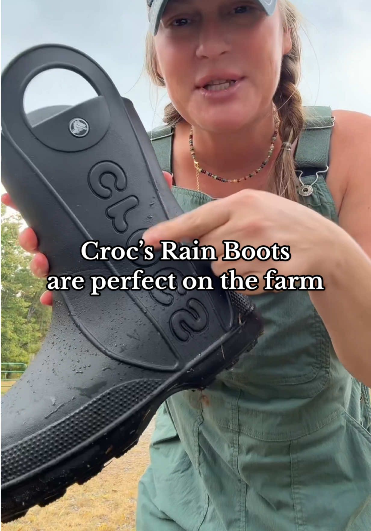 👢✨ These women’s croc-style rain boots are my new garden & farm  hack. Waterproof, easy to clean, and actually cute enough to wear outside the garden too 🌱💦. No more ruined sneakers or muddy socks! ➡️ Perfect for gardening, farming, rainy days, festivals, or running errands. ➡️ Lightweight, comfy, and rinse clean in seconds. ➡️ Comes in neutral + trendy colors so they match everything. 🛒 Grab yours from TikTok Shop before they sell out again! #rainboots #gardenboots #CreatorIcons #TikTokShopRestock #TikTokShopBlackFriday @CROCS US SHOP 