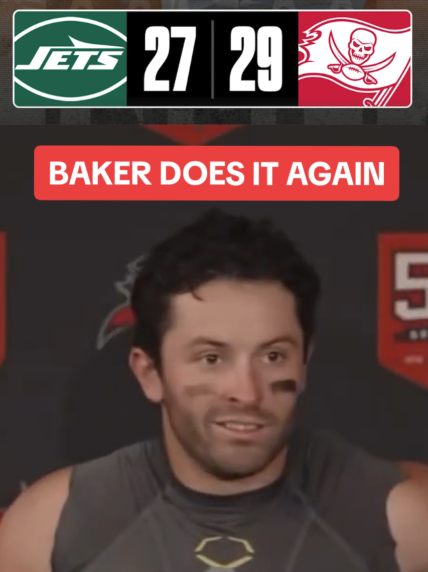 Who wants to play the Bucs?? 🤯  #bucs #jets #bakermayfield 