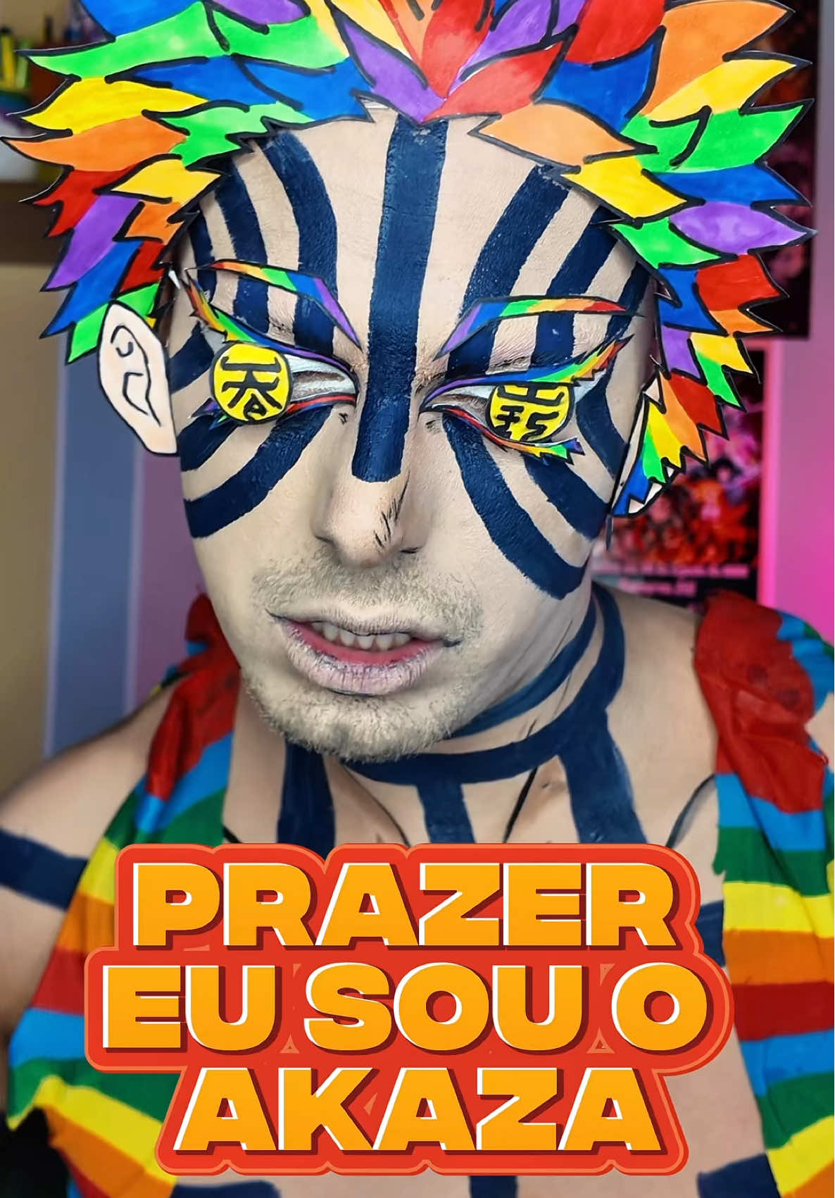 Prazer eu sou o Akasa 💥🫰🏼🌈 #akaza #demonslayer 