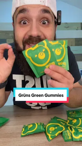 It’s got everything you need for daily greens! #grüns #greengummybears #superfoods #guthealth #tiktokshopcreatorpicks 