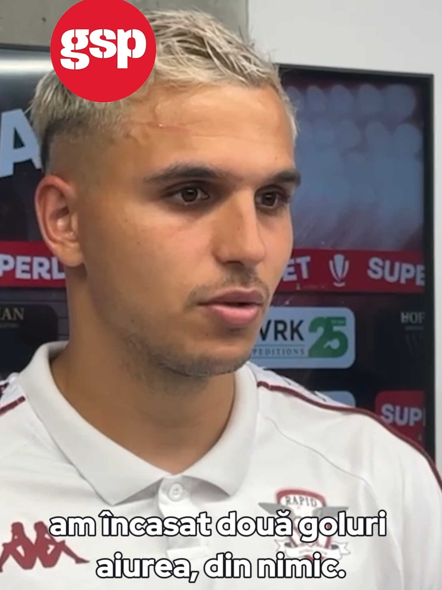 Cristi Manea, după Rapid - Hermannstadt 1-2: „Suntem supărați, abătuți. Am încasat două goluri din nimic” #cristimanea #rapid #hermannstadt #superliga