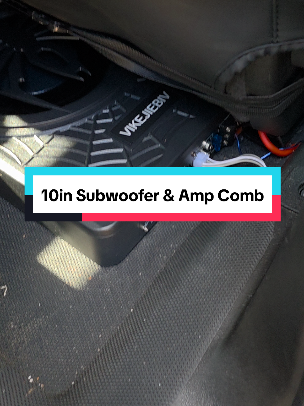 10in Subwoofer & Amp Combo 🔊 All-in-one power! This 10-inch subwoofer with built-in amplifier delivers deep bass and crisp sound. Everything you need is right in the box — just plug in and feel the music. 🎶🔥 #TikTokShopBlackFriday #TikTokShopCyberMonday #restocksale #creatoricons #TikTokShopCreatorPicks